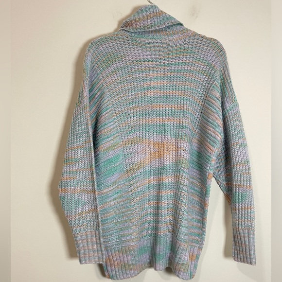 Rue 21 Womens Sweater Size Medium Multicolored Knit Turtleneck Top NWT - Picture 6 of 9
